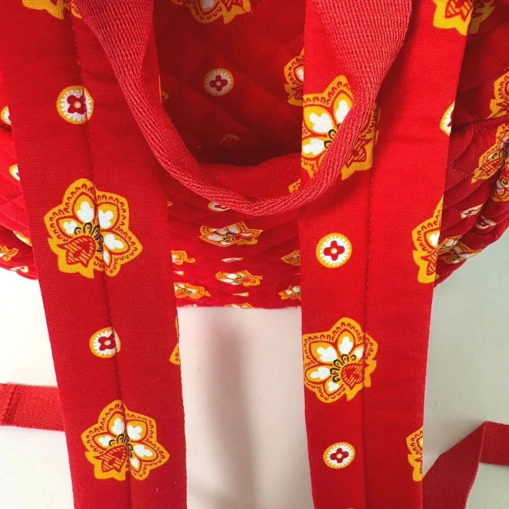 Vera Bradley Small Backpack Kansas City Chiefs Red Bandana Quilted NFL NWT